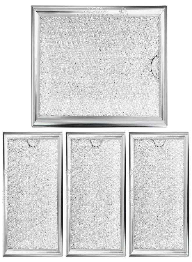 LUBIYACK 4Pcs Microwave Grease Filter Replacement for LG 5230W1A012B, Microwave Filter Replacement 7.64" x 5.1" Grease Filter Replacement - Image 1